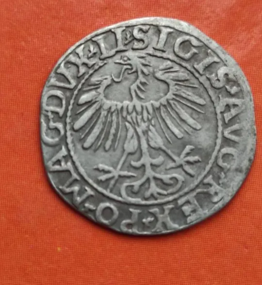 Купити Хорошо сохранившаяся серебряная монета 1557 года полугрош Литва ps492.