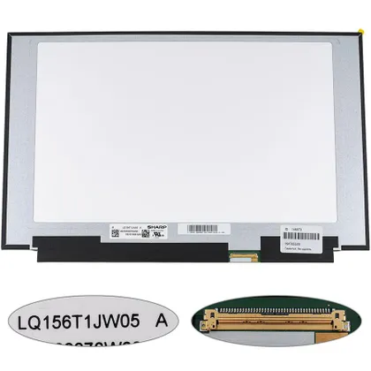 фото, Матриця 15.6 LQ156T1JW05 (2560*1440, 40pin(eDP, IPS, 165Hz, 300cd/m2, 16.7M, 100%), LED, SLIM(без планок та вушок), матова, роз'єм
