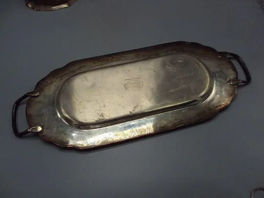 Набор кофейник чайник, сахарница и поднос королевский дом King's House Sheffield Collection №13674 З аукціону