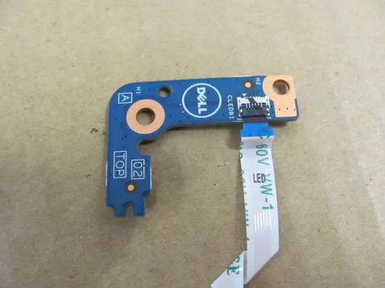 номер0728-23 плата кнопки вкл 450.0M60C.0001 YN0W7 для  DELL  Latitude 5520 5521 Precision 3560 3561 Плата кнопки включеня Кнопкова плата Кнопковий модуль Плата управління кнопками, Плата кнопки живлення Laptop Power button board оригінал З аукціону