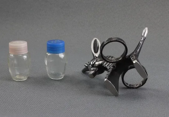 Солонка осёл віслюк зебра металева фігурка СРСР БУ подарунок З аукціону