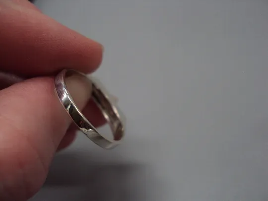 Кольцо прямоугольник колечко унисекс печатка серебро Украина вес 2,34 г 18,5 размер 4х13 мм №15441 Недорого