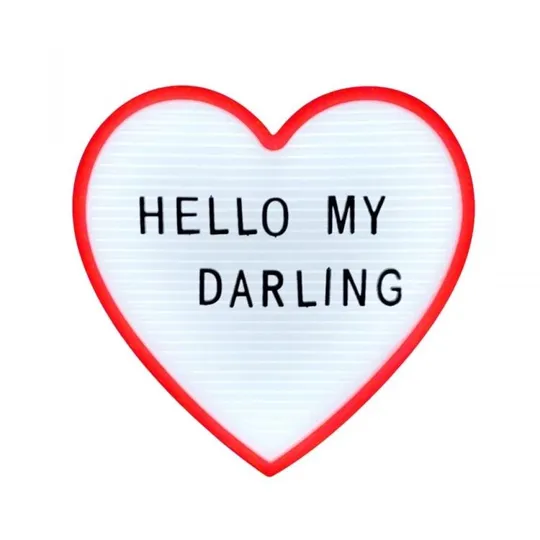 Ночник светильник Сердце Light up message board с посланием Ціна