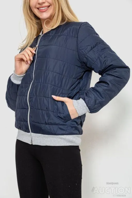 Бомбер женский, цвет темно-синий, 243R03960 З аукціону