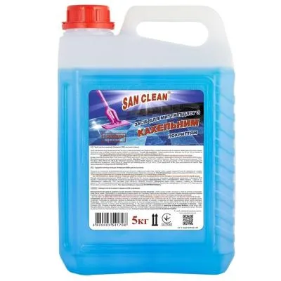 Средство для мытья пола San Clean для плитки и кафеля 5 кг (4820003541708) Ціна
