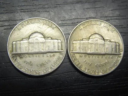 фото, 5 центів 1961 США (два різновиди)