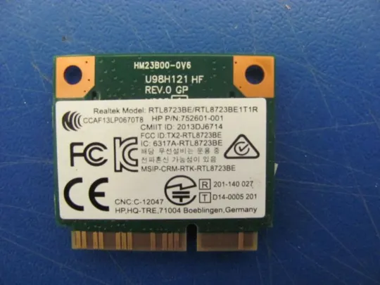 №113-15 Wi-Fi-модуль 752601-001 для HP Pavilion 350 G1 оригінал З аукціону