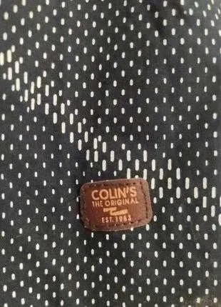 Темно-синя чоловіча сорочка Colin's для чоловіків або підлітків, розмір L, 100% cotton бавовна! З аукціону
