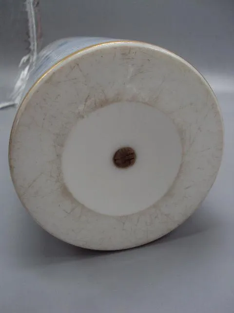 Ваза императорский фарфор узор птички и цветы высота 30 см, диаметр 13,6 см №13702 Недорого