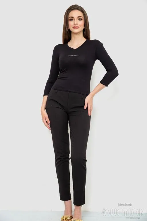 Купити Кофта женская укороченная, цвет черный, 186R651