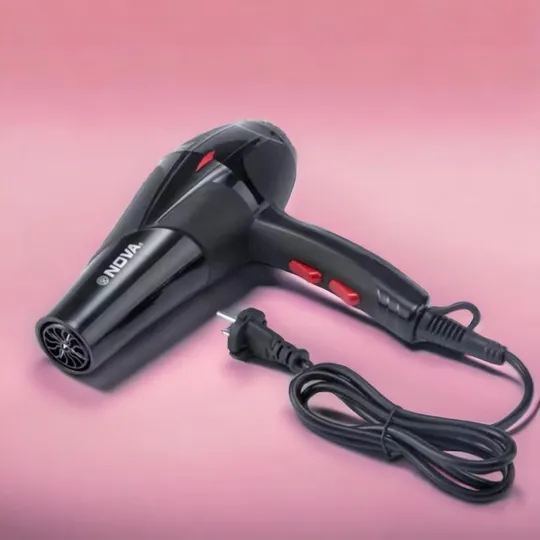 Ручной фен для сушки волос 1800W с насадкой 23*22 см шнур 1 м Ціна