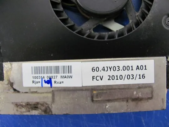 номер0292-26 Система охолодження Кулер Охолоджувальний блок Охолоджувальна система Кулери та системи охолодження Охолодження материнської плати cooling system 60.4JY03.001 23.10354.001 для MEDION Akoya E6213 E6214 P6622 оригінал З аукціону