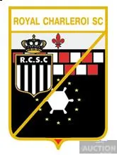 фото, значок футбол  ФК Шарлеруа Бельгия   (серия герб города и эмблема клуба)