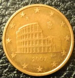 фото, 5 євроцентів 2007 Італія