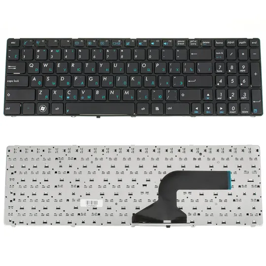 Купити Клавіатура для ноутбука ASUS (A52, K52, X54, N53, N61, N73, N90, P53, X54, X55, X61), rus, black (K52 version)