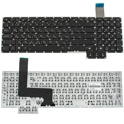 фото, Клавіатура для ноутбука ASUS (G750) rus, black, без фрейму