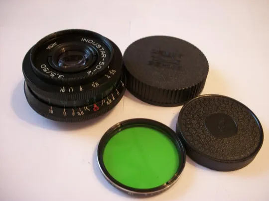 Объектив Индустар-50-2, М-42, обе крышки оригинальные, cветофильтра-Нет , как нов , No-7848644 Ціна