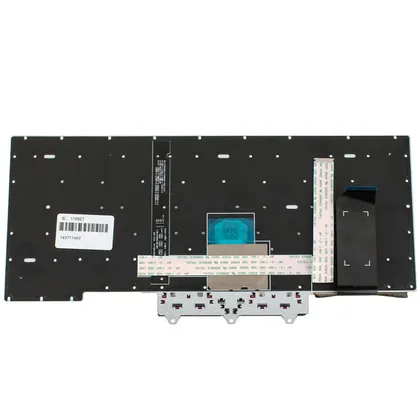 фото, Клавіатура для ноутбука LENOVO (ThinkPad: E14 Gen 2) rus, black, без фрейма, підсвічування клавіш