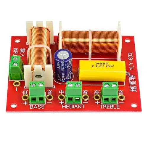 Кроссовер фильтр 3х-полосный пассивный для акустики 200Вт YLY-633 Ціна