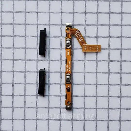 Шлейф / кнопки Samsung J730F Galaxy J7 2017 для телефону оригінал з розборки Ціна