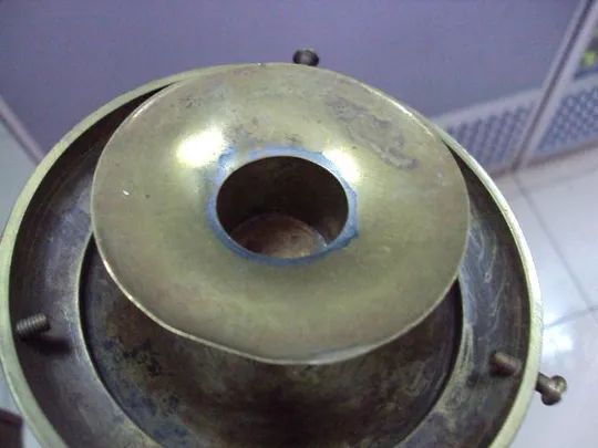 Подсвечник большой латунь высота 50 см (№103) №11353 Інтернет-аукціон