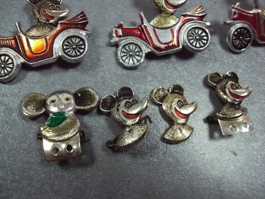 знак детский в автомобиле микки маус, мишка, чебурашка лот 10 шт №3680 Інтернет-аукціон