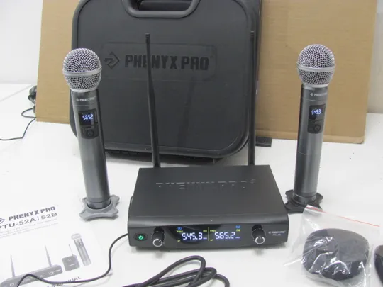Бездротова мікрофонна система Phenyx Pro PTU-71-2H в комплекті з переносним передавачем PWB-7(13) Продаж