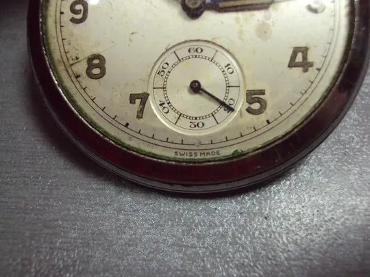 Купити Карманные часы Langendorf Swiss made швейцария длина 6,2 см, диаметр 5 см на ходу №11936