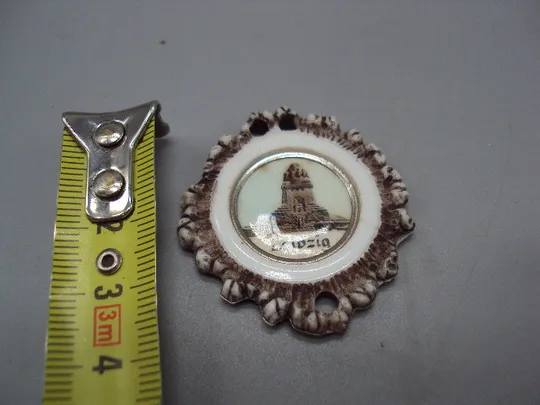 Кулон сувениргный ГДР походный отдых Лейпциг Leipzig №17011 Ціна