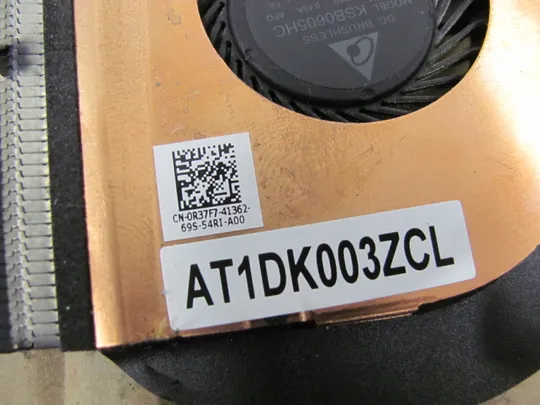 692-1 система охолодження  0R37F7 AT1DK003ZAL AT1DK003ZCL для Dell Latitude E7270 7270 оригінал Продаж