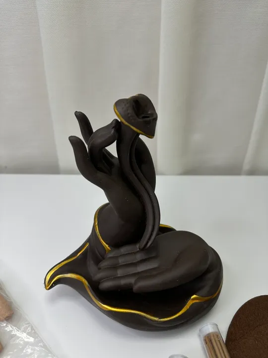 Купити Курильниця з водоспадом зворотного потоку, 2 руки, з конусами і паличками(22)