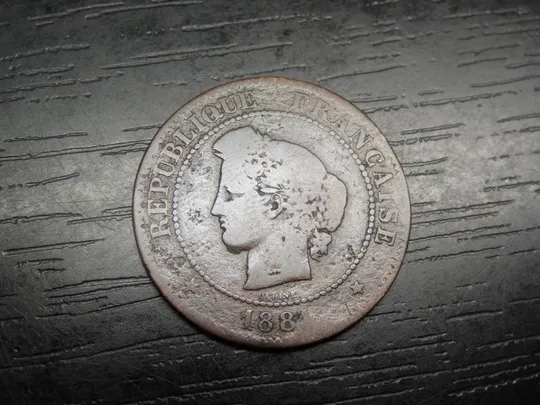 5 сантимів Франція 1881 Ціна