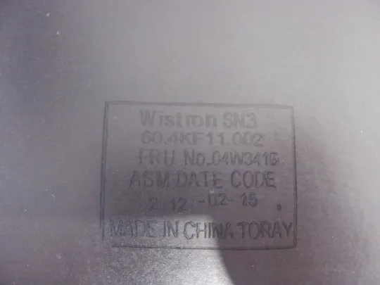 538-7 кришка матриці з петлями 60.4KF11.002 04W3415 для LENOVO T420S T420Si T430S оригінал Інтернет-аукціон