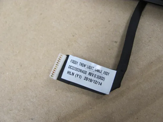 382-14 панель корпуса 05HN23  AM2VR000700 зі шлейфом DC02003NA00 для Dell Alienware M15 R3 R4  оригінал Недорого