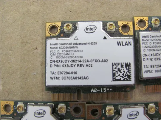 №43-2 WiFi адаптер Intel 62205ANHMW 0X9JDY для Dell Latitude E5420 E5430 E5530, E6320 E6330, E6430 E6530 E6230 оригінал З аукціону