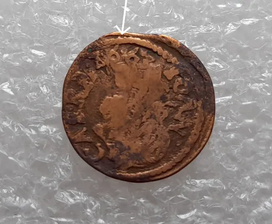 (411) Унікальний солід 1663 рік випуску на реверсі та аверсі !!! (боратинка, солид) Недорого