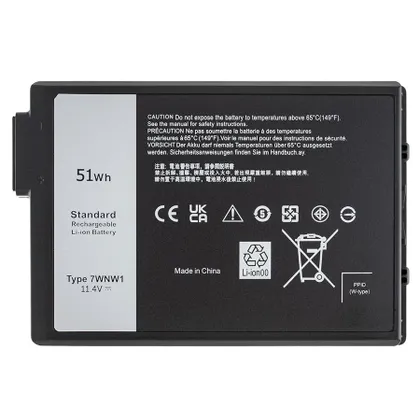 фото, Батарея для ноутбука DELL 0DMF8C (Latitude: 7424, 5424, 5420) 11.4V, 4342mAh, Black