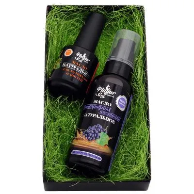 Купити Набор косметики Mayur Масло виноградных косточек 50 мл + Масло для кутикулы 15 мл (2200160407079)