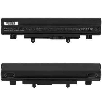 фото, Батарея для ноутбука ACER AL14A32 (Aspire: E5-411, E5-511, E5-571, V3-472 series) 11.1V 4400mAh, Black