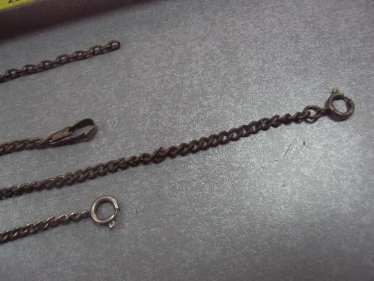 цепочка к карманным часам лот 5 шт №3044 Де купити