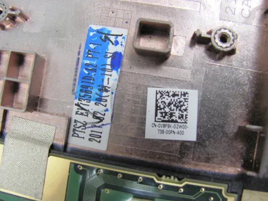 694-2 Кришка панель палмрест тачпад рамка клавіатури AP1S1000421 0V8F9K для Dell Latitude P40G E7480 7480 оригінал в Україні