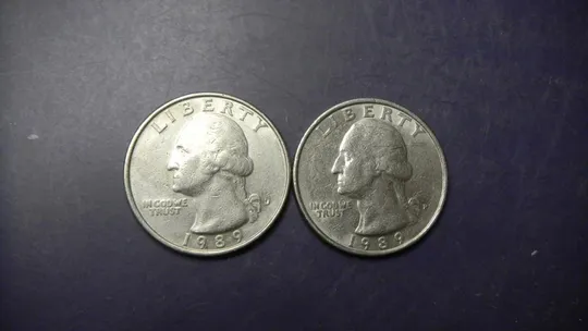 25 центів 1989 США (два різновиди) Ціна