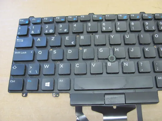 Купити номер1000-4 клавіатура робоча з підсвіткою 04WM2N  для Dell Precision 7510 7520 P53F 7710 7720 Latitude E5550, E5570, E5580, Precision 3510,3520,3530,7510,7520, 7710,7720 оригінал