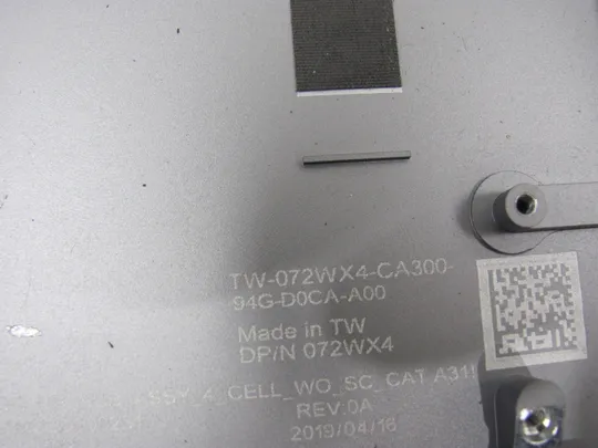 номер0190-21 Кришка панель палмрест AM2CD000231 072WX4 для DELL Latitude 7400 2-in-1 оригінал Торговий майданчик