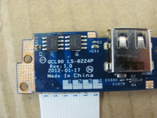 номер0184-21 USB плата NBX00015500 LS-8224P 455NXH88L01 для ASUS K95V K95 A95 R900V R900 оригінал Продаж