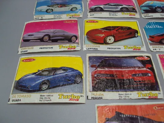 Вкладыши Turbo Super prototype Kent 403, 405, 407, 420, 442, 451, 454, 457, 464, 470 лот 10шт №17935 Де купити