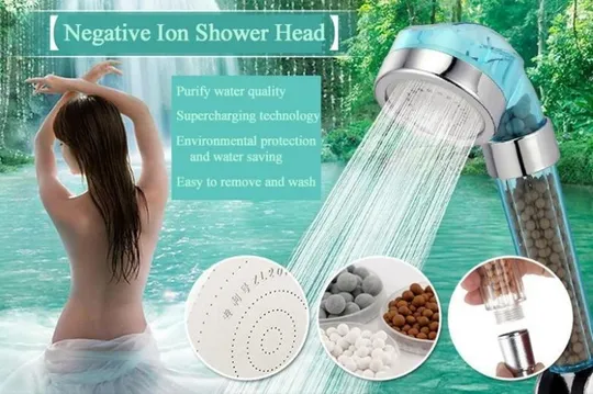 Економна прозора лійка для душу з мінералами, фільтром Недорого
