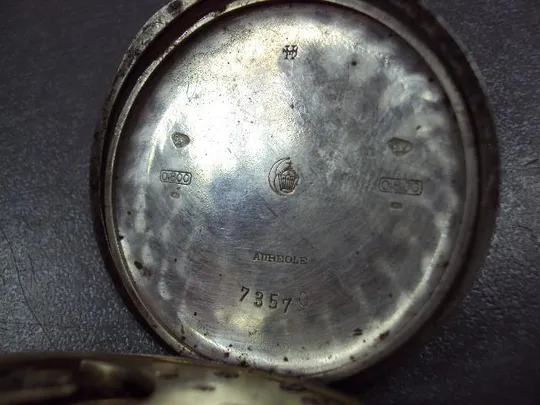 Карманные часы Aureole корпус серебро с чернью 800 проба длина 6,5 см, диаметр 5см не на ходу №11934 Інтернет-аукціон