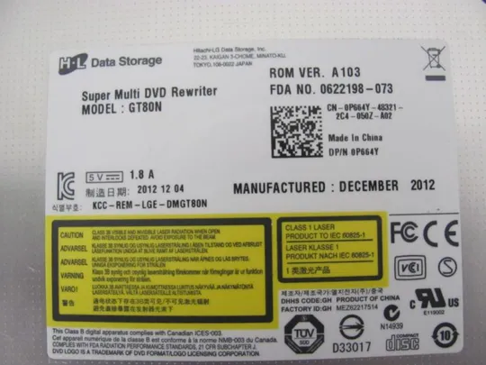 №201-16 DVD-привод GT80N для DELL E5530 оригінал Де купити