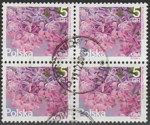 2015 - Польша - Стандарт - Сирень - Mi.4810 _КВАРТ Ціна